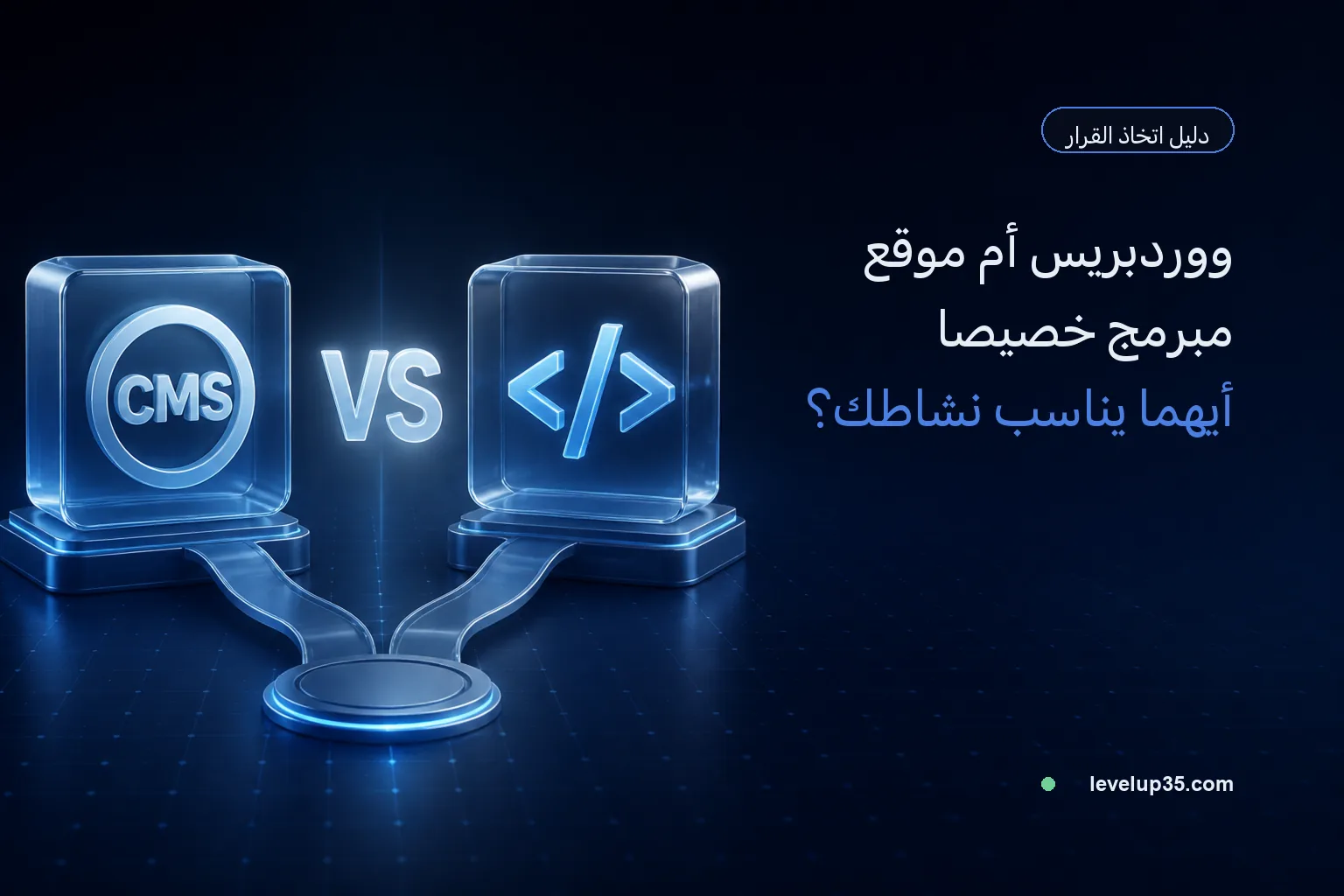ووردبريس أم موقع مبرمج خصيصًا؟ أيهما يناسب نشاطك