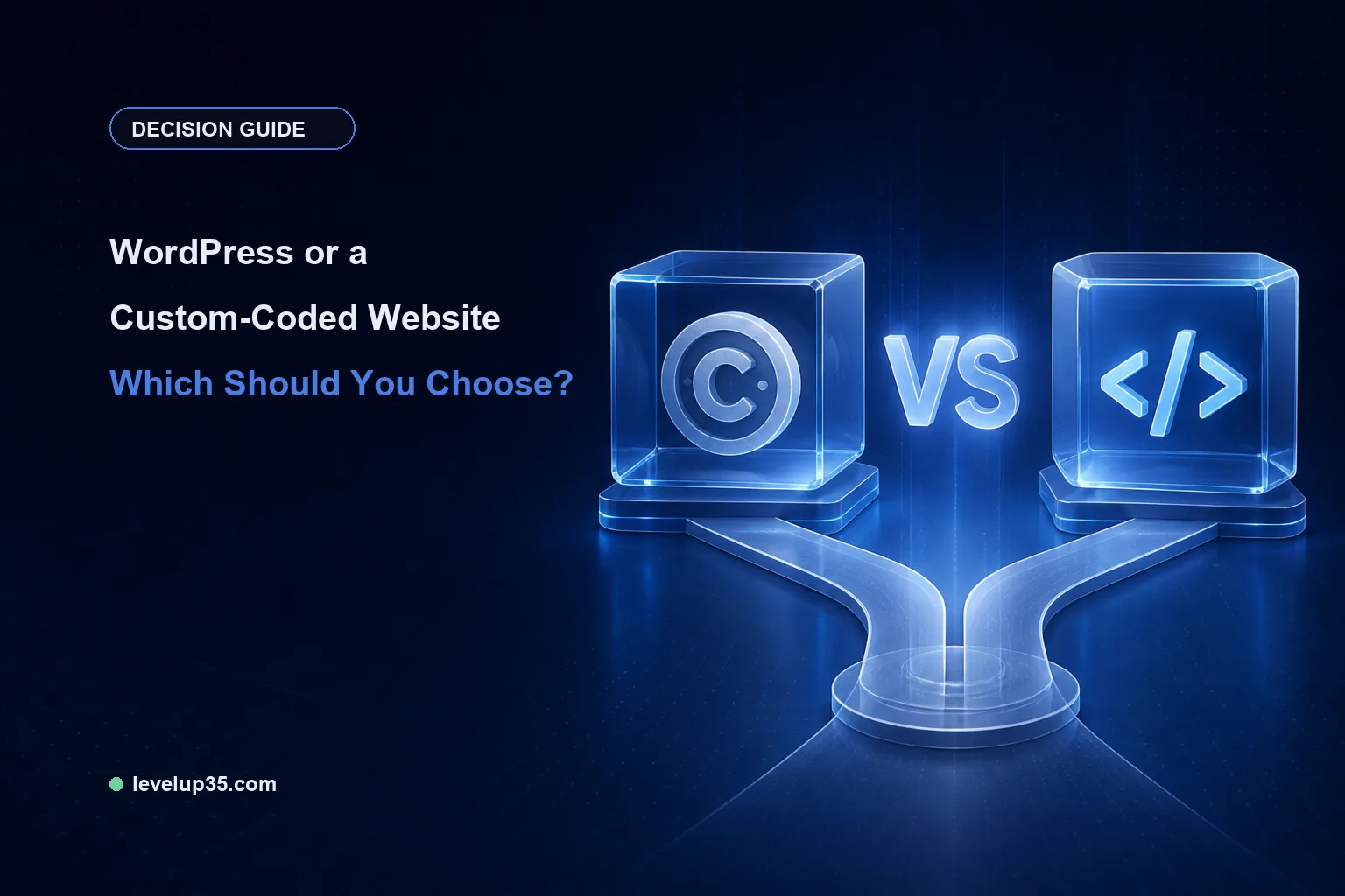WordPress or a Custom-Coded Website: Which Should You Choose?